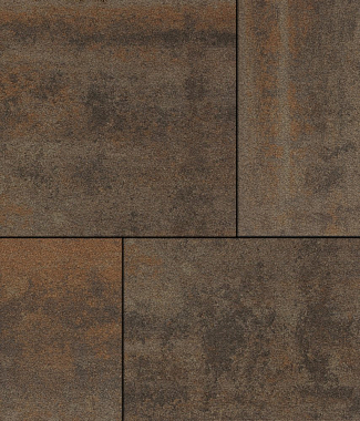 Тротуарная плитка КВАДРАТ - Листопад гранит Клен